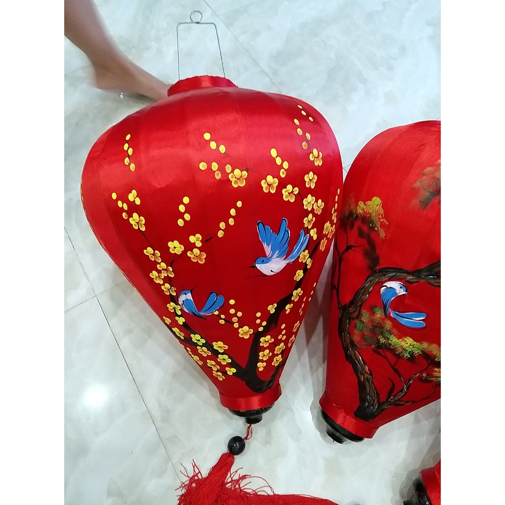 đèn lồng Hội An vẽ thủ công 45cm