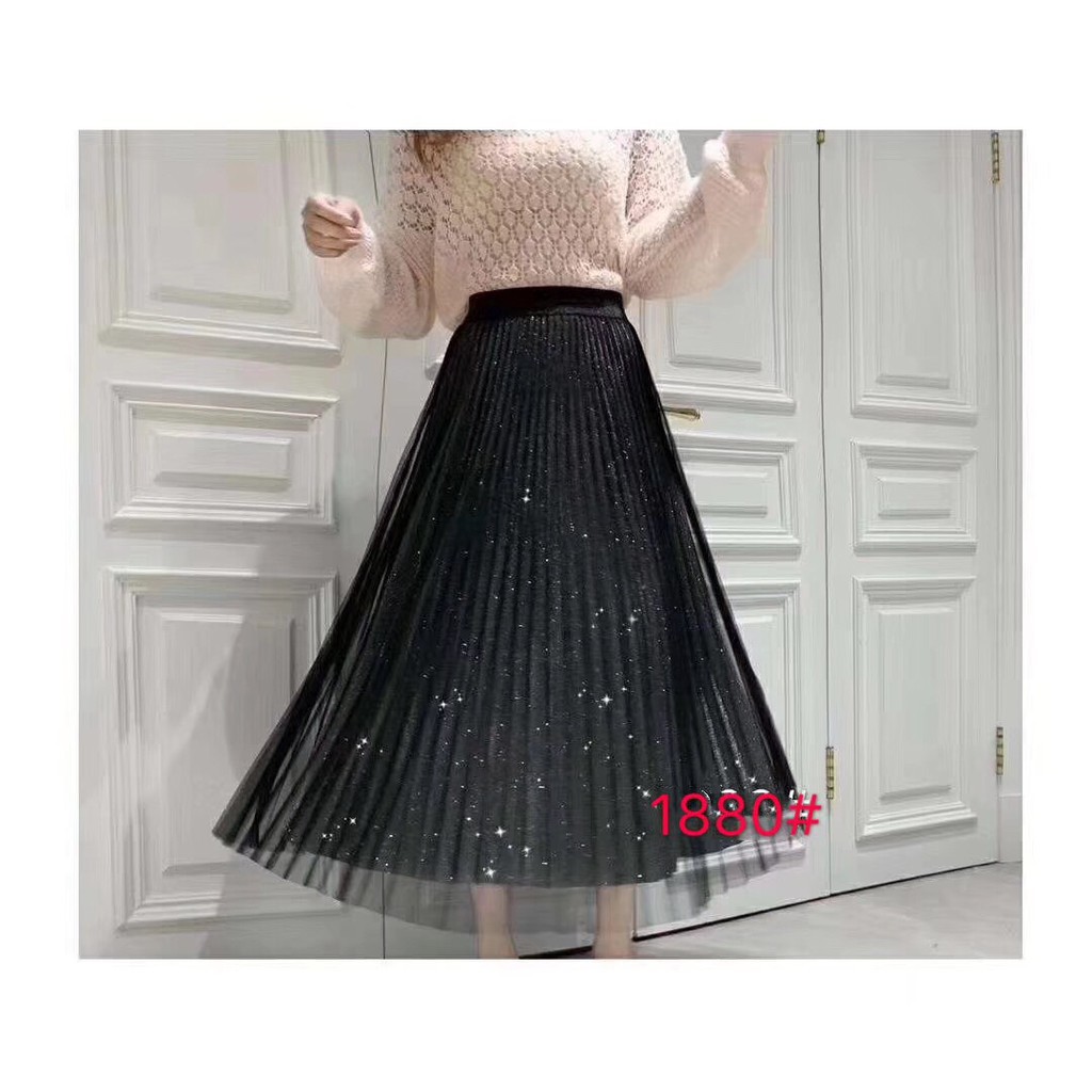 Chân Váy Xếp Ly Dáng Dài 2 Lớp Cực Chất Cho Nàng Thích Điệu Đà | BigBuy360 - bigbuy360.vn