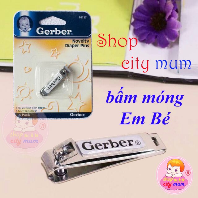 Bấm móng tay Gerber an toàn cho bé