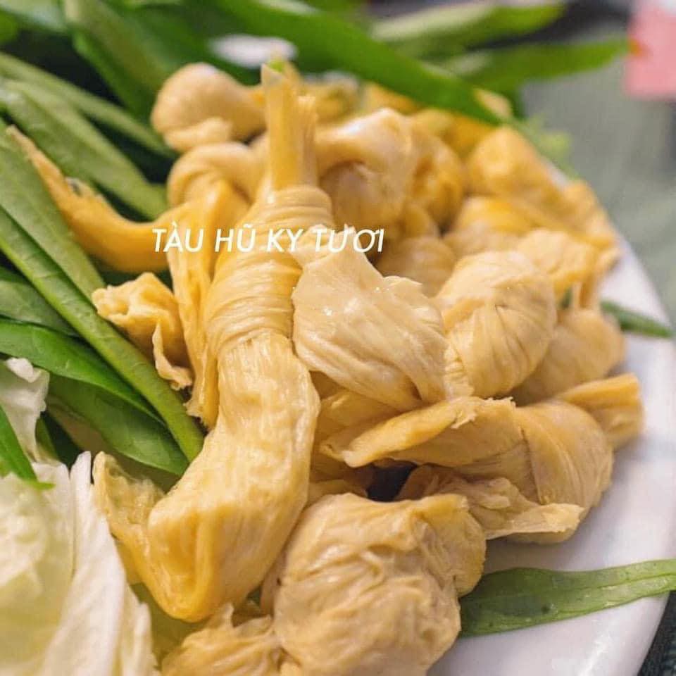 Tàu hũ tươi cuộn nơ Malaysia túi 500g - Tàu hũ ky- hủ trúc cuộn nơ [ Hana Food ]