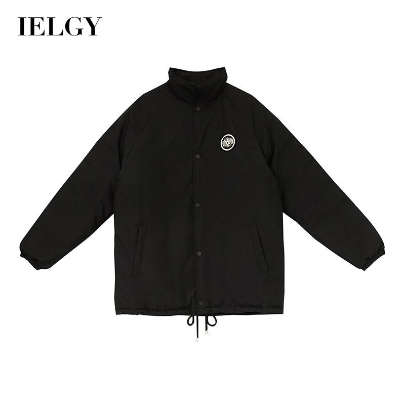 Áo khoác IELGY nhồi bông cotton nhỏ nhắn dáng rộng thời trang đáng yêu cho học sinh nữ