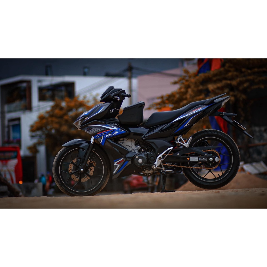 [FreeShip] Tem Decal Rời mẫu GTR xanh Gp cho Winner X đen - tem 3 lớp cao cấp không bay màu