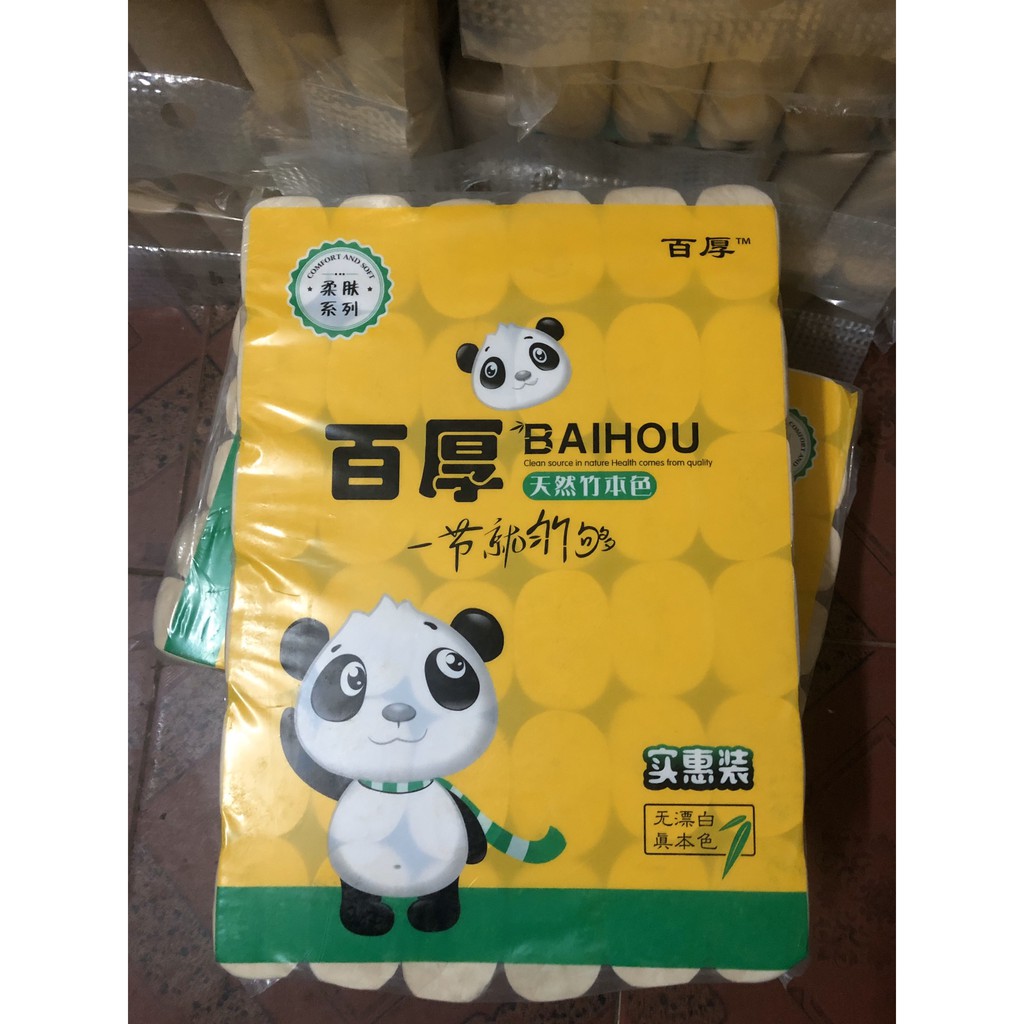 Giấy vệ sinh BAIHOU 36 cuộn không lõi nội địa trung