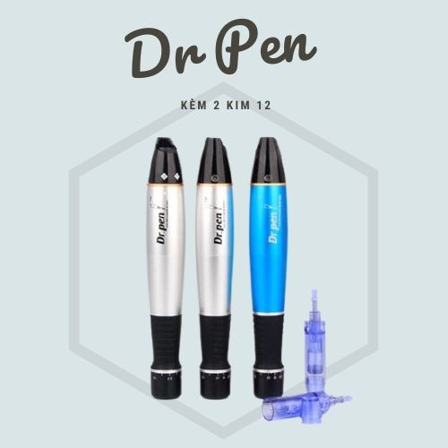 Máy Phi Kim Tích Điện Dr.Pen Xanh Máy Lăn Kim Cấy Phấn Cấy Tảo Máy Pen Dùng Pin Cầm Tay Dùng Trong Spa Chính Hãng