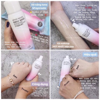 Xịt chống nắng Maycreate