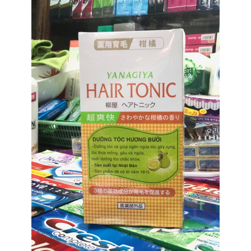 Tinh Dầu Dưỡng Tóc Ngăn Ngừa Rụng Tóc Hair Tonic Yanagiya Hương Bưởi 240ML