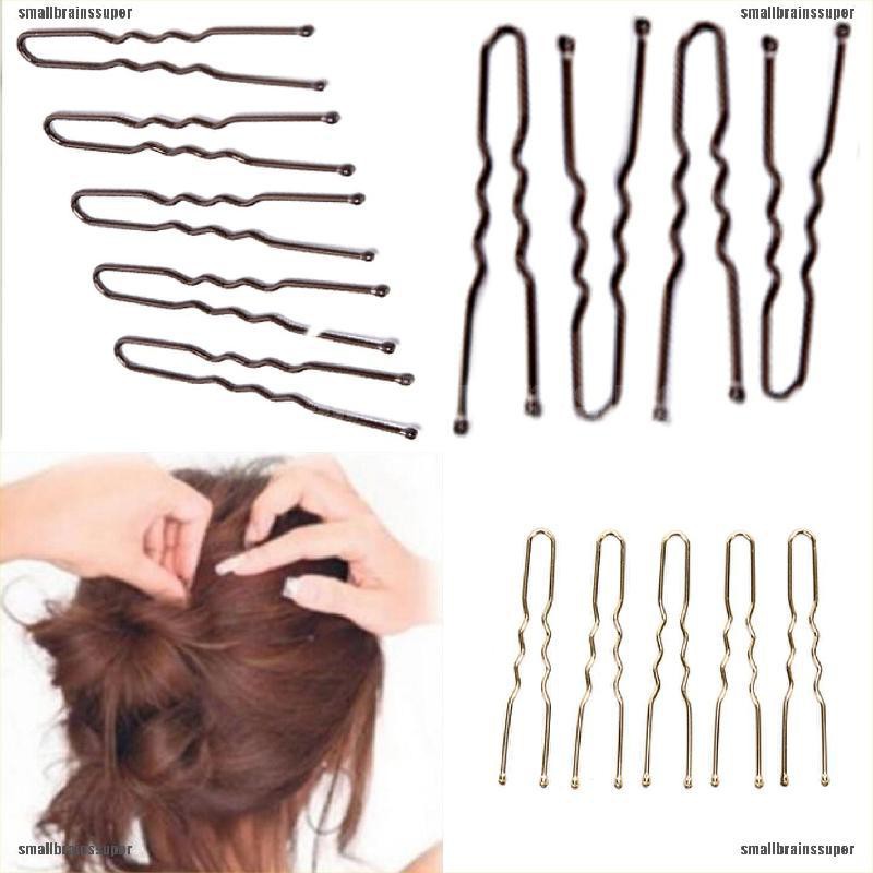 Set 20 Kẹp Tóc Kim Loại Hình Chữ U Thời Trang Dành Cho Nữ