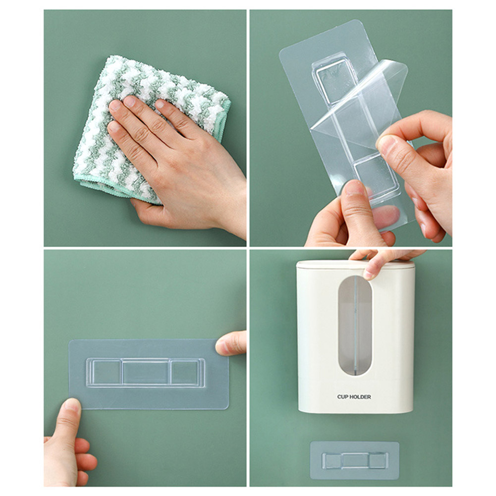 Giá Đỡ Cốc Giấy Dùng Một Lần Tự Động Gắn Tường Không Cần Khoan | BigBuy360 - bigbuy360.vn