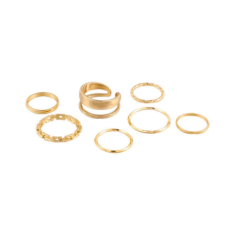 Set 4/7 Nhẫn Đeo Khớp Ngón Tay Thời Trang Cho Nữ