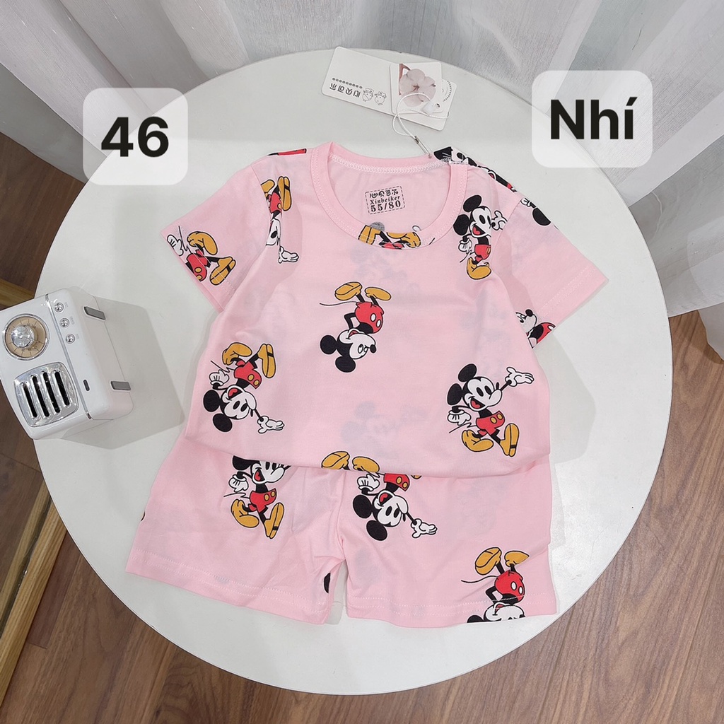 Bộ quần áo cho bé-M0039- Bộ cotton xất hàn cho bé trai bé gái.