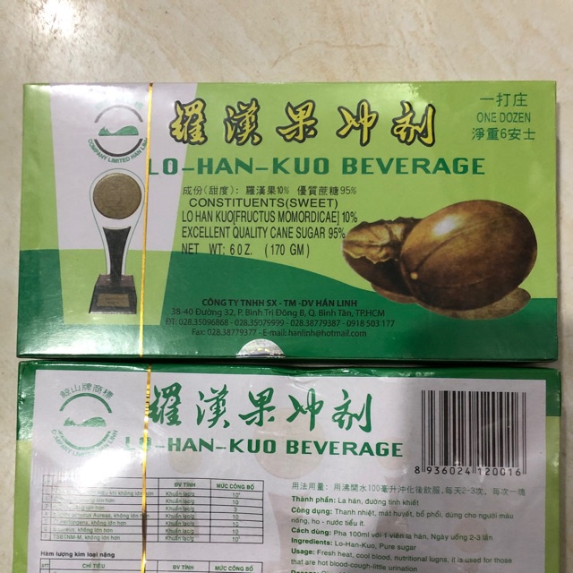 La hán quả  Beverage 170g