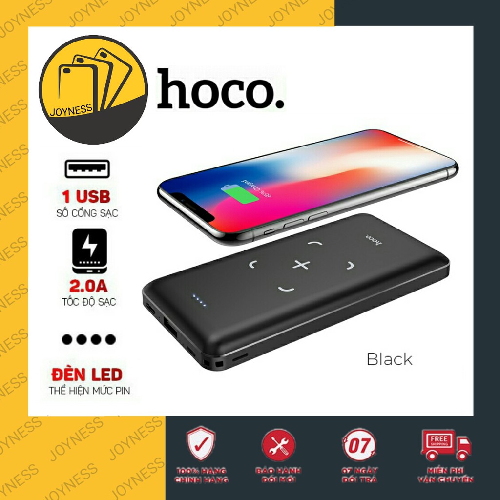 Sạc dự phòng không dây Hoco J50 New ✔Hỗ Trợ Sạc Nhanh - Bảo Hành Chính Hãng 12 Tháng