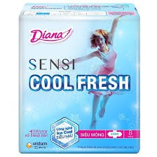 Băng vệ sinh Diana Sensi Cool Fresh có cánh