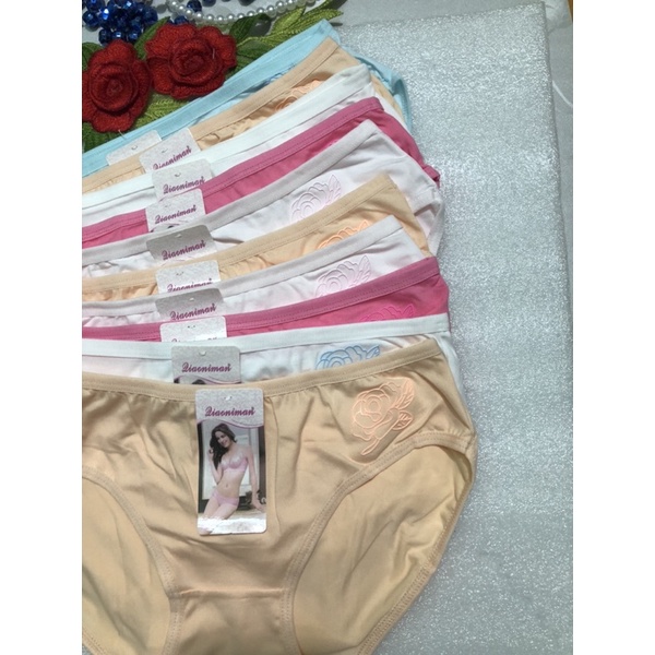 Set 5 Quần lót nữ cotton, Quần lót học sinh 45-57kg