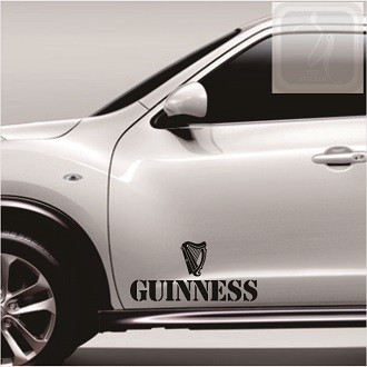 Miếng Dán Logo Guinness Trang Trí Xe Hơi