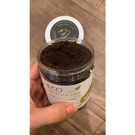 COMBO Muối Nâu Eco Gold 400gr và Muối Trắng Eco 400gr - Bộ đôi hoàn hảo chăm sóc da bé