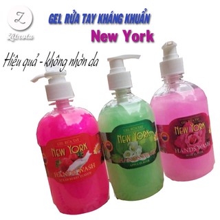 [Nhập Số lượng lớn bình ổn giá phòng dịch] Gel rửa tay New York bình 500ml, nước rửa tay - Zitnota shop