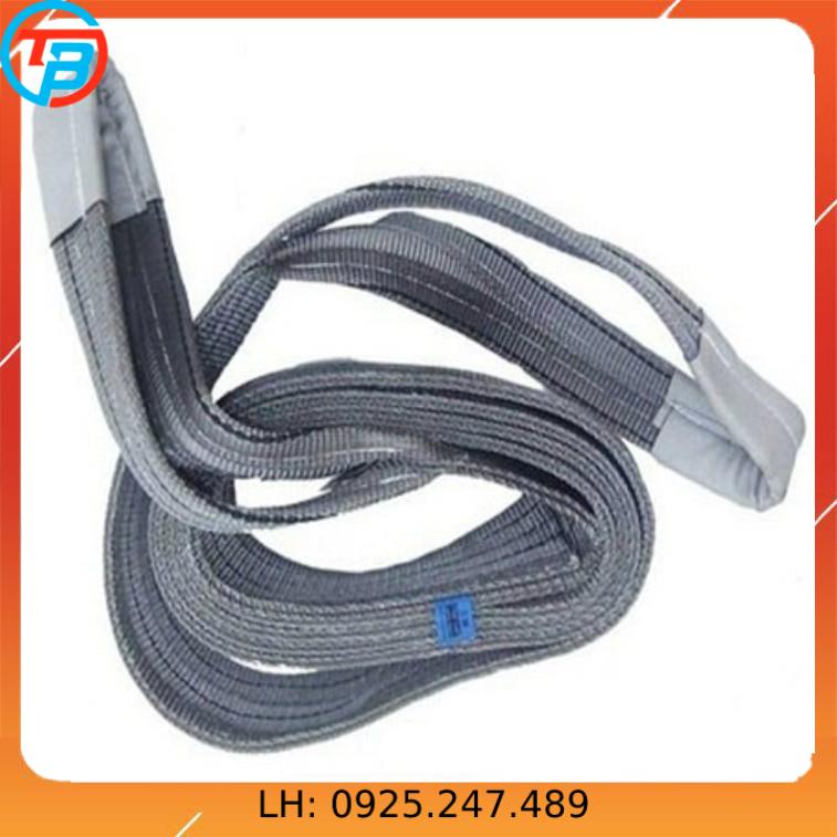 Dây cáp vải cẩu hàng 4 Tấn - bản 100mm - Hệ số 5:1 - 6 Mét CÁP THÉP Thái Bình VinàN