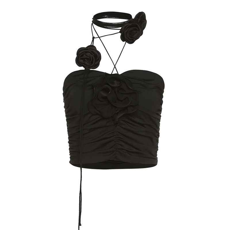 Áo Hai Dây Mùa Hè Phong Cách Pháp Cổ Điển Gợi Cảm Cao Cấp Kiểu Mới Cho Nữ