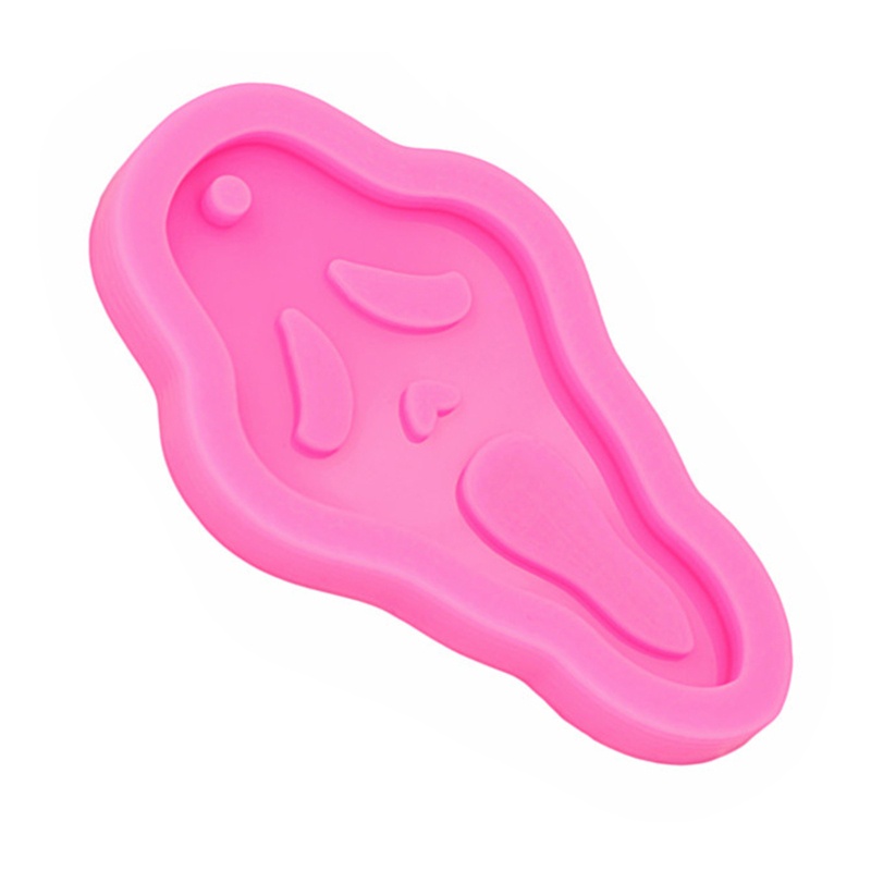 Sa Khuôn Silicone Làm Mặt Dây Chuyền Hình Đầu Lâu Halloween
