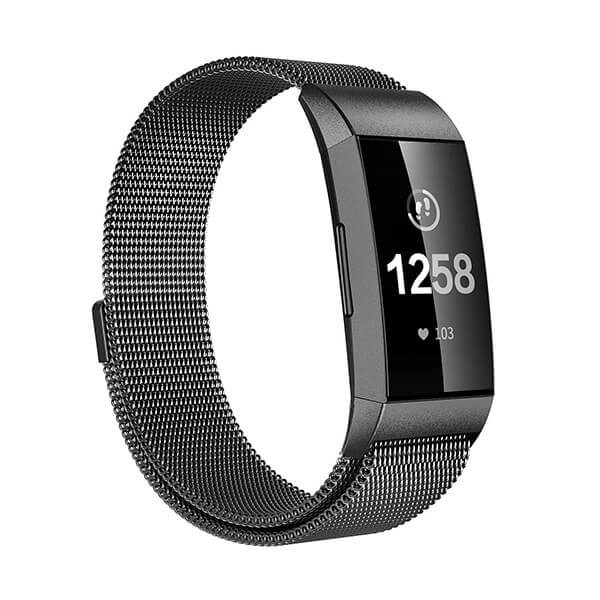 Dây Thép Milanese Loop Stainless Steel Cho Fitbit Charge 3