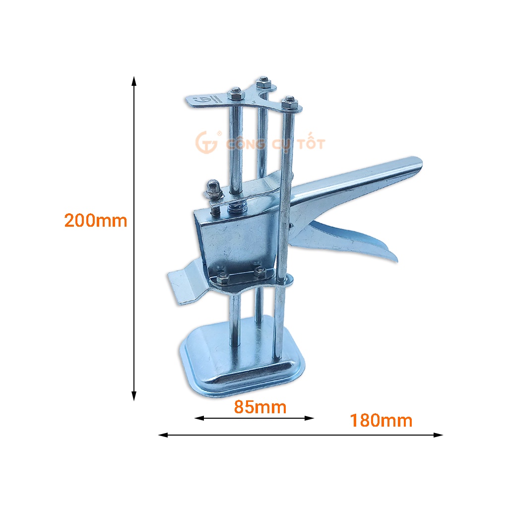 10 kích nâng gạch ốp lát tường - con đội kê gạch 3 trụ