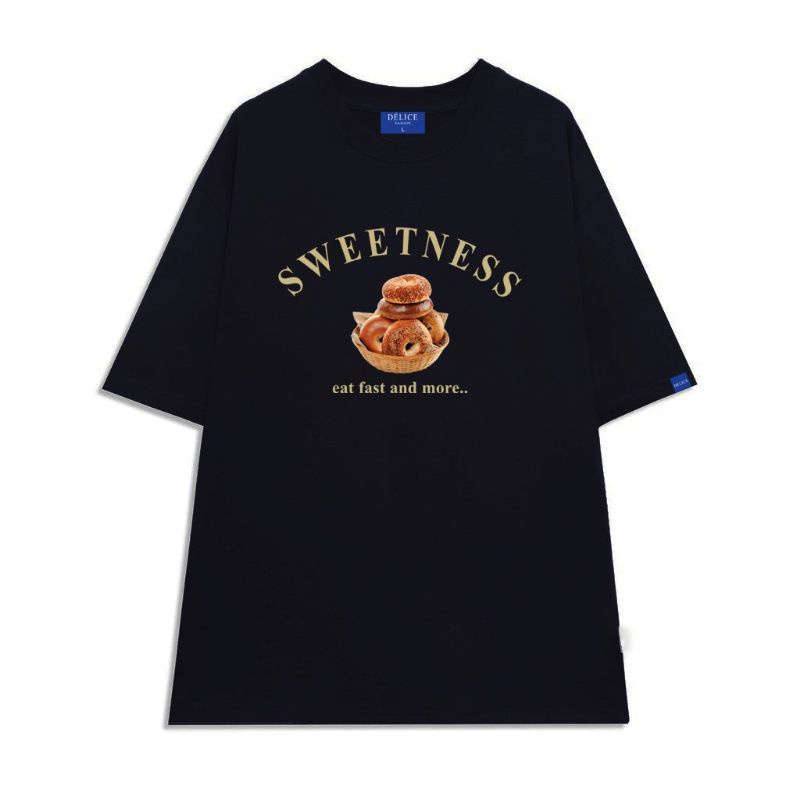 Áo Thun% cottonFull size bánh Sweetness Délice