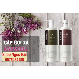 Cặp Dầu gội và dầu xả Karseell Maca siêu mềm mượt 800ml