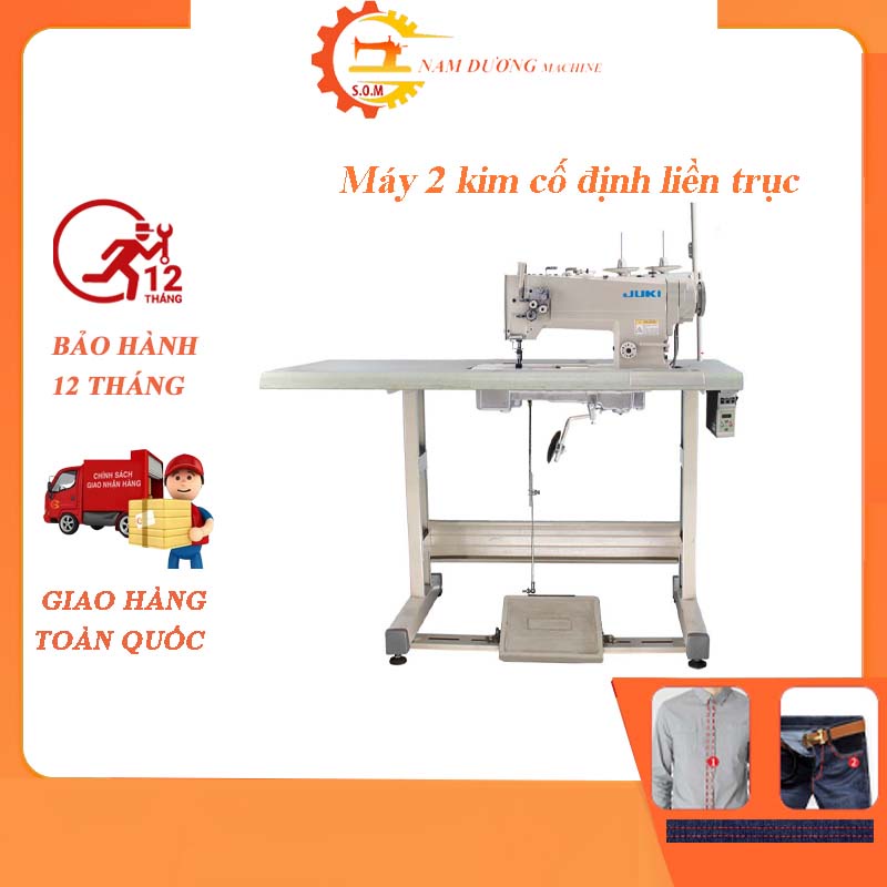 Máy máy 2 kim cố định mô tơ liền trục JUKI &gt; máy may công nghiệp