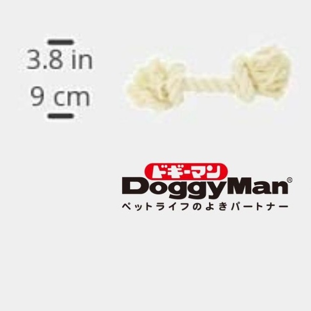 Xương vải cotton cho chó Doggyman size mini, đồ chơi gặm cắn sạch răng cún Con Mèo Xiêm