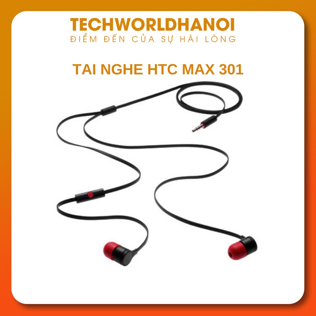 Tai nghe HTC Max 301 chất âm siêu hay - Tặng kèm 4 núm phụ[Hàng nhập khẩu]