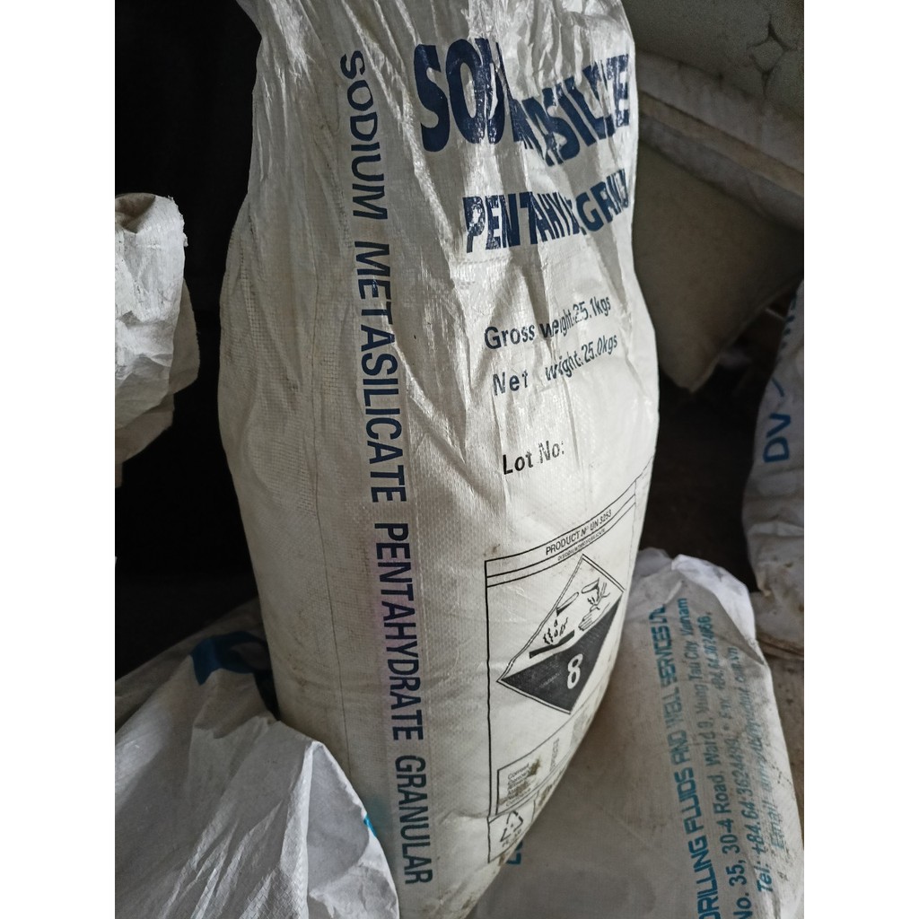 SODIUM METASILICATE PENTAHYDRATE GRANULAR - Na2SiO3-SILICATE BỘT - 500g