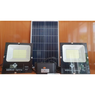 🏆Đèn Pha Đôi Năng Lượng Mặt Trời Solar Light 🏆 Cam Kết Chính Hãng 🏆 Bảo Hành 24 Tháng 🏆