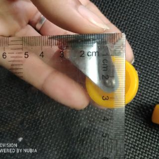 Bộ 4 bánh xe nhựa phi 25mm