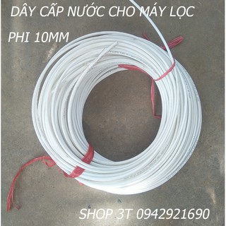 Dây cấp nước và dây thải máy lọc RO phi 6/phi 10 (1m)