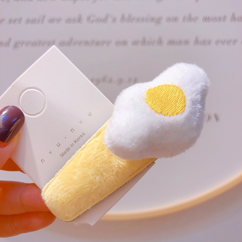 Kẹp tóc nhồi bông siêu xinh - UniLabel