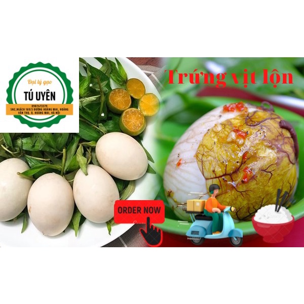 Trứng vịt lộn mới hàng ngày, ngon và bổ dưỡng