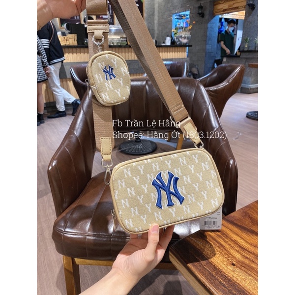 Túi vải NN.YYY size 18cm 3 màu ĐEN - XANH -BE Ảnh Shop tự Chụp
