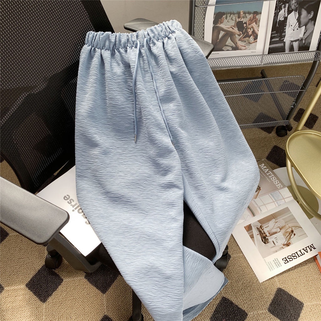 Quần Dài Ống Rộng Lưng Cao Thiết Kế Mới Thời Trang Mùa Hè Dành Cho Nữ