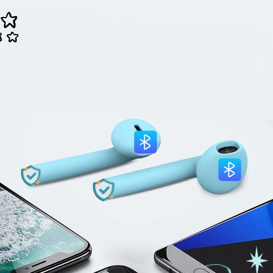 Tai Nghe Không Dây Bluetooth Thể Thao J12 TWS 5.0 Nghe Nhạc, Chơi Game Độ Trể Thấp J12_Mau -lambos_store