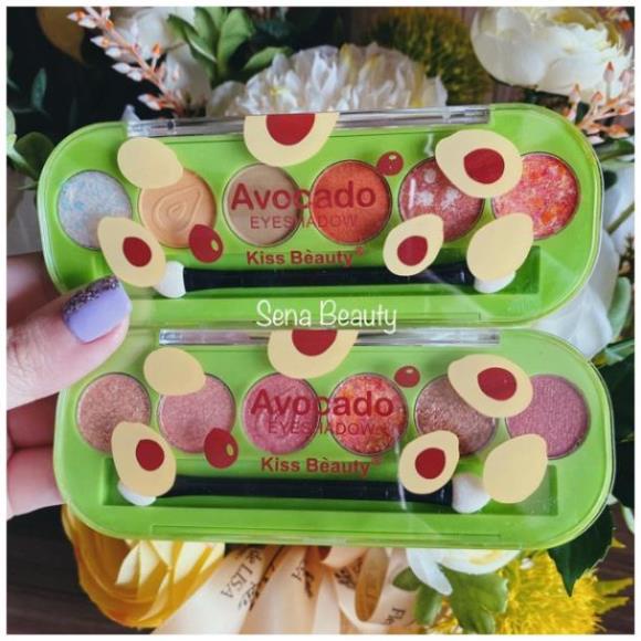 Bảng Phấn Mắt Kiss Beauty Avocado Xanh Lá_HÀNG HOT