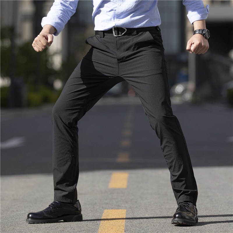 Quần âu nam - Quần Tây cao cấp Sarchon chất vải Kaki ,co giãn 4 chiều, dáng xuông, Không nhăn Không xù