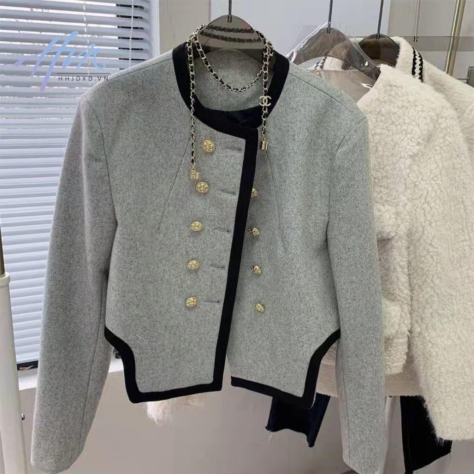 Áo Khoác Len Cao Cấp Phong Cách Pháp Thời Trang Mùa Xuân 2022 Mới Cho Nữ
