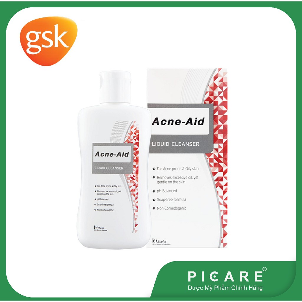 Acne-Aid Sữa Rửa Mặt Làm Sạch Và Hỗ Trợ Giảm Mụn  Liquid Cleanser 100ml.