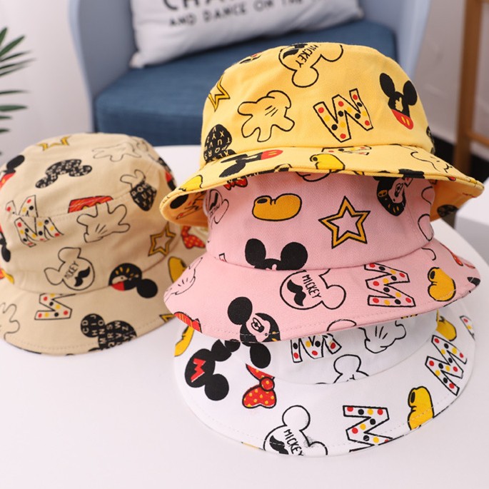 Bobora Mũ Tai Bèo In Hình Chuột Mickey Xinh Xắn Cho Bé