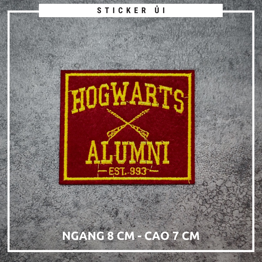 Sticker ủi áo Cao cấp - CÓ SẴN KEO ỦI - sticker vải dùng làm miếng vá áo, phụ kiện trang trí quần áo, balo, giày, nón