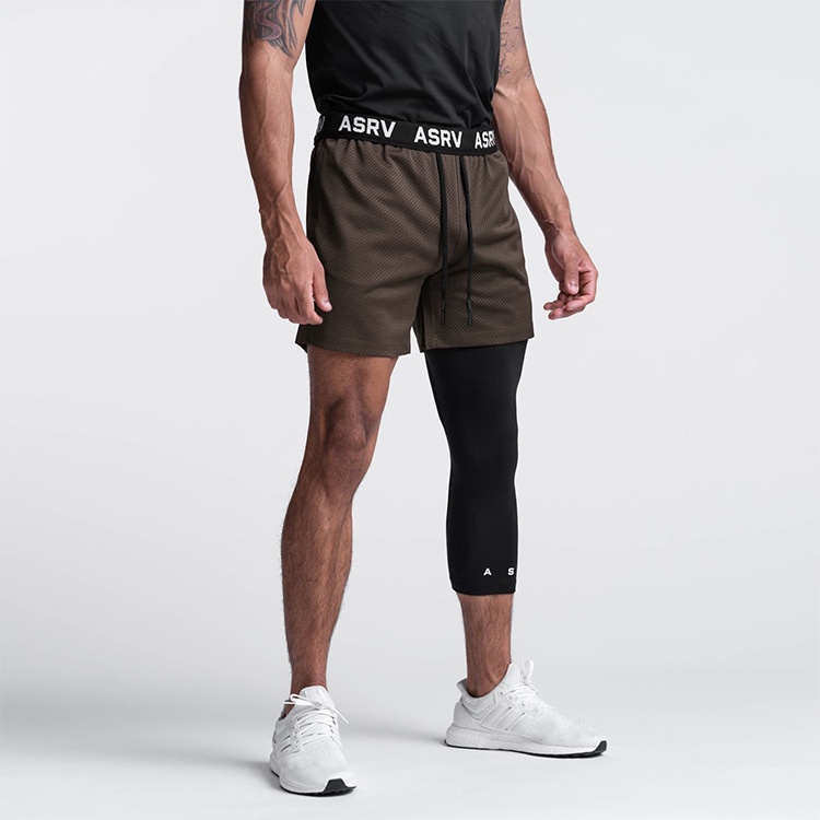 [ GYMEN ] Quần short thể thao nam  thoải mái  nhanh khô chạy bộ thoáng khí  tập thể dục mát mẻ quần bóng rổ  rộng rãi  cỡ lớn  ngoài trời   huấn luyện  hút mồ hôi  lưới