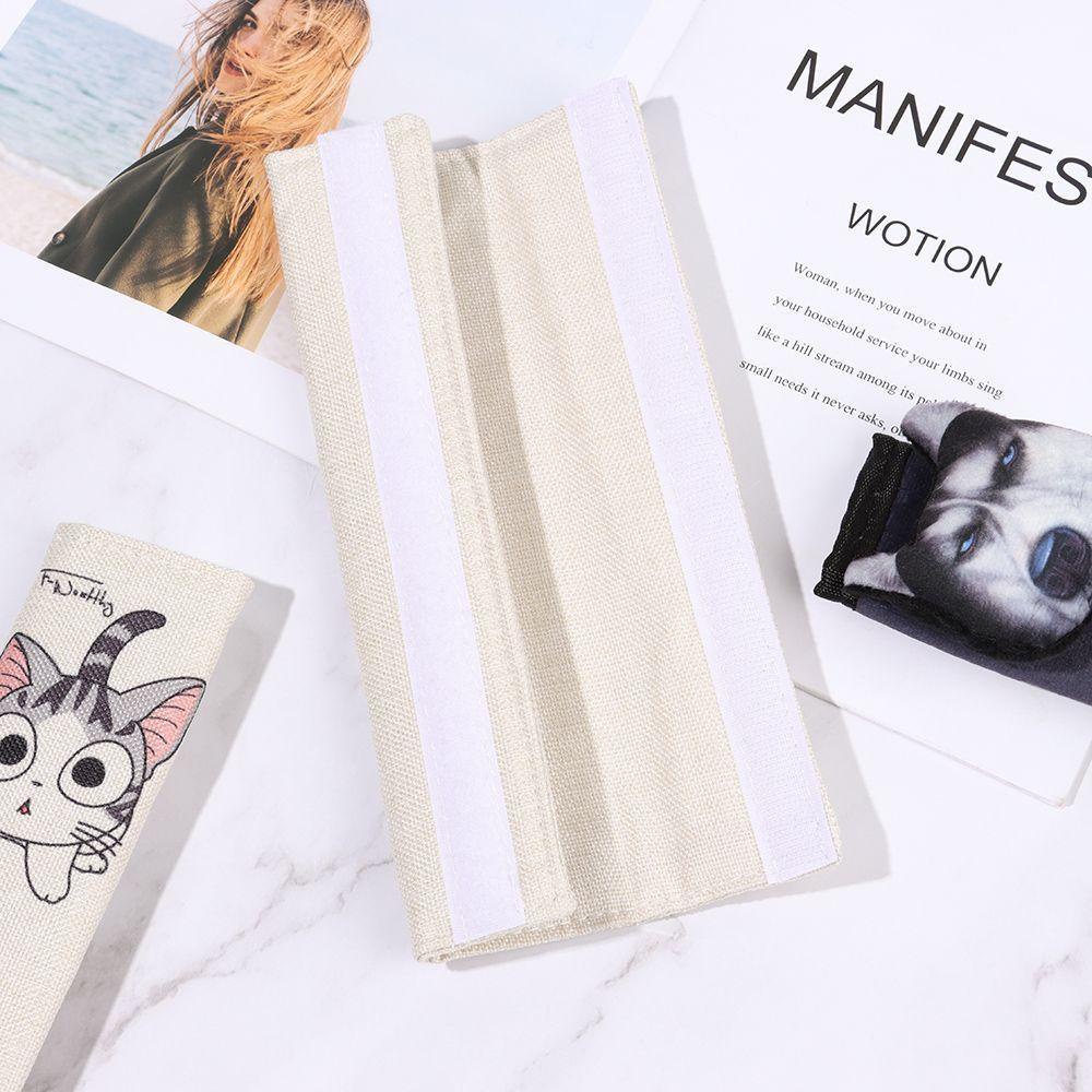 SHOUKEY Đai Đeo Vai Bảo Vệ Vai Bằng Vải Flannel Kiểu Dáng Đáng Yêu