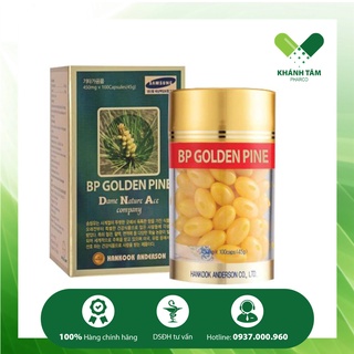 Tinh dầu thông đỏ Hàn Quốc BP GOLDEN PINE hỗ trợ trong các bệnh: mỡ máu,xơ vữa động mạch, tiểu đường, huyết áp...