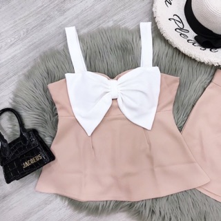 SET NƠ XOÈ + QUẦN SHORT